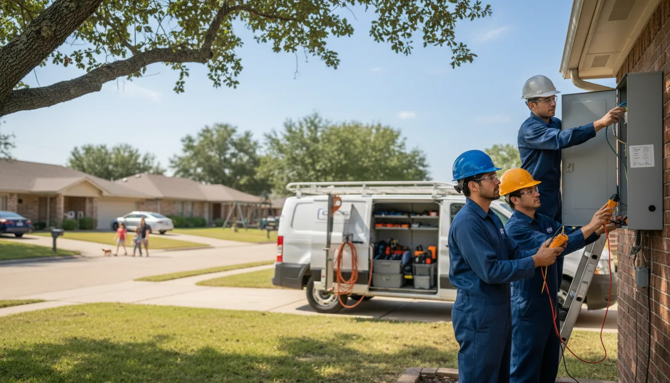 Certified electrician providing emergency electrical services in Durant, IA